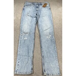 Levis 511 Slim Fit Mens Jeans 32x36 True Fit32x35 Light Wash Distressed FLEX NWT